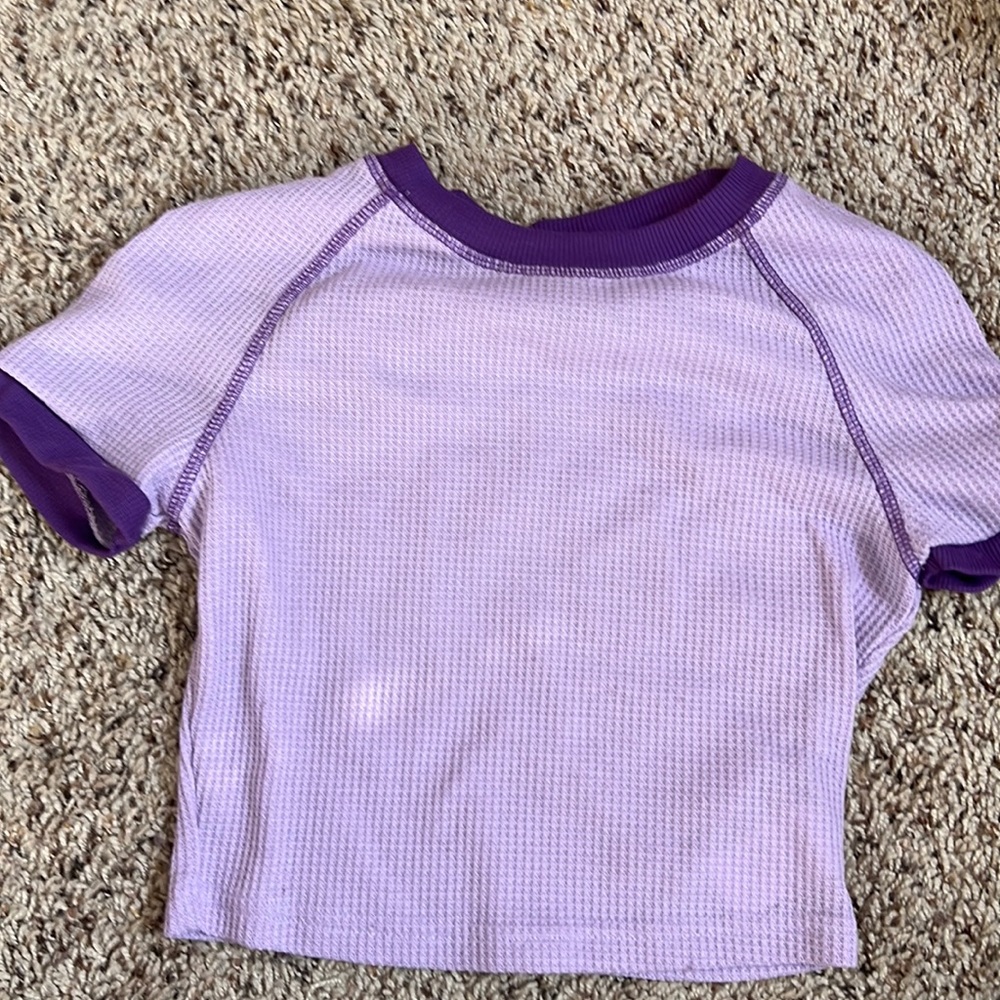 Purple Crop Top